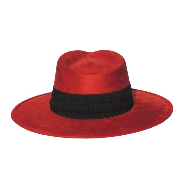 Handmade wide brim hat made in Mexico hand painted - Picture 9 of 16